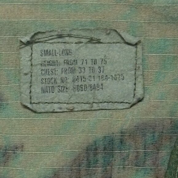 USGI Woodland Camo BDU Ripstop Jacket Small Long – Vintage Military Issue - Picture 2 of 15